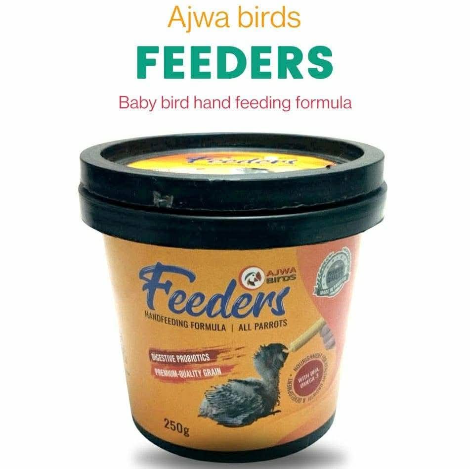 AJWA BIRDS FEEDERS+ HAND FEEDING FORMULA - 250 GM - Win Bachat