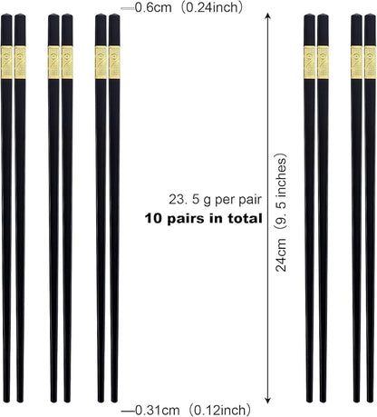 Alloy chop sticks (2 pairs set) - Win Bachat