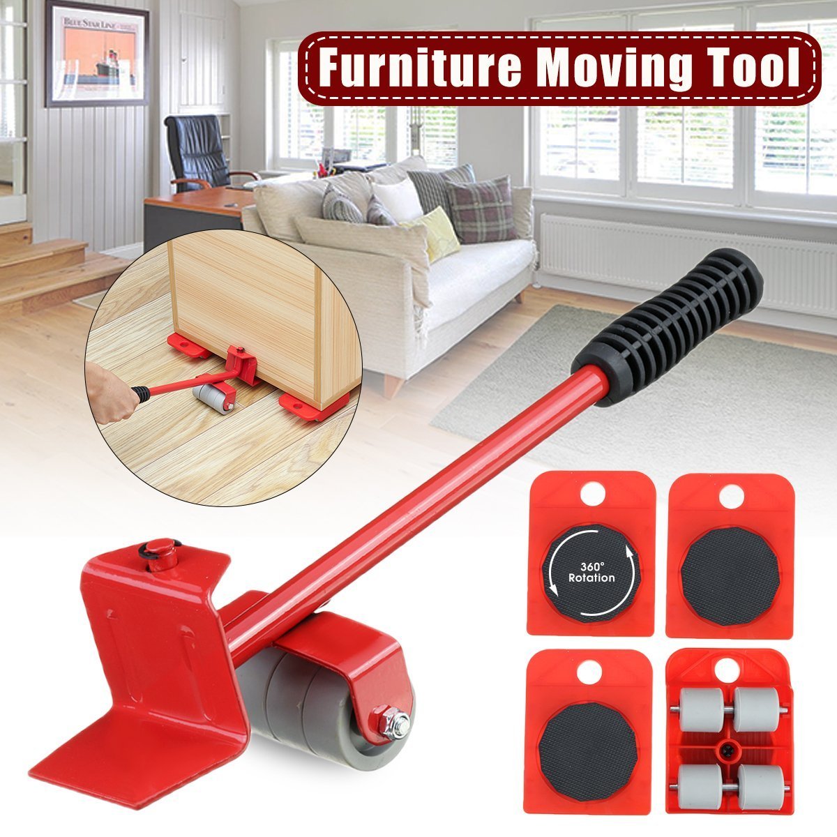 Amazing Furniture Mover Tool Set - Win Bachat