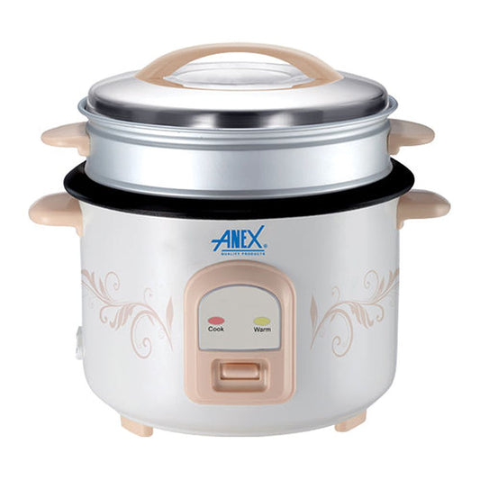 Anex AG-2023 Deluxe Rice Cooker with Steamer - Win Bachat