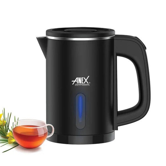 Anex Black Electric Kettle with Illuminated Water Window (AG-4060) - Win Bachat