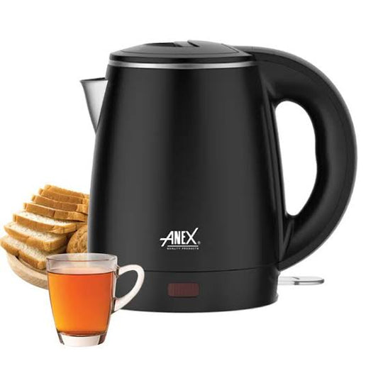 Anex Compact Black Cordless Electric Kettle (AG-4061) - Win Bachat