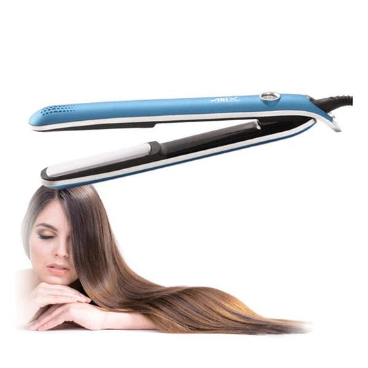 Anex Compact Hair Straightener - Blue (AG-7037) - Win Bachat