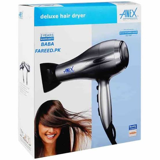 Anex Deluxe Professional-Style Hair Dryer (AG-7007) - Win Bachat