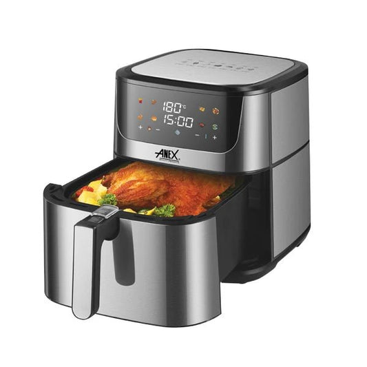 Anex Digital Air Fryer - Stainless Steel Finish (AG-2025) - Win Bachat