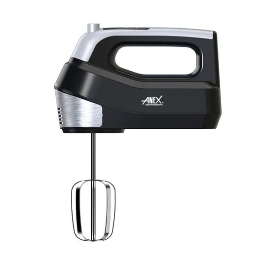 Anex Electric Hand Mixer - Black & Silver (AG-823) - Win Bachat