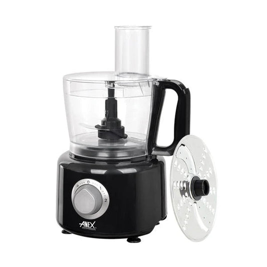 Anex Food Processor with Slicing Disc - Black (AG-3144) - Win Bachat