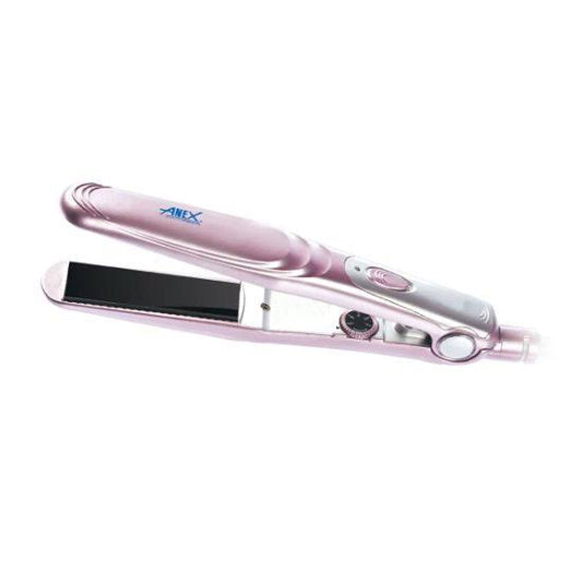 Anex Hair Straightener with Temperature Control - Pink (AG-7034) - Win Bachat