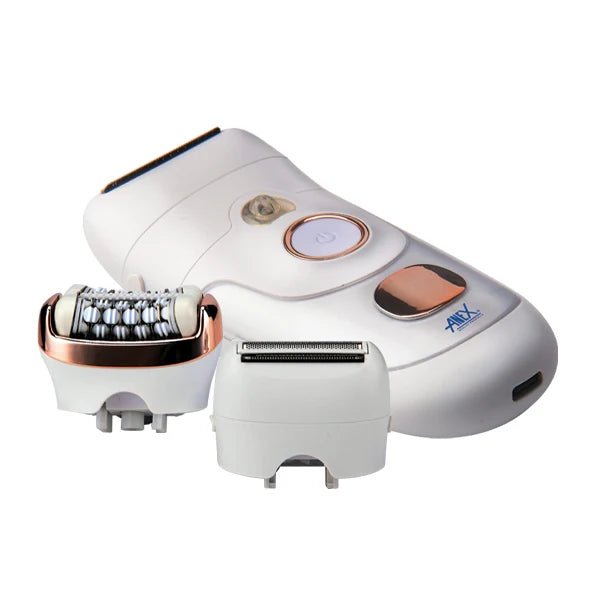 Anex Ladies Electric Shaver - White (AG-7046) - Win Bachat