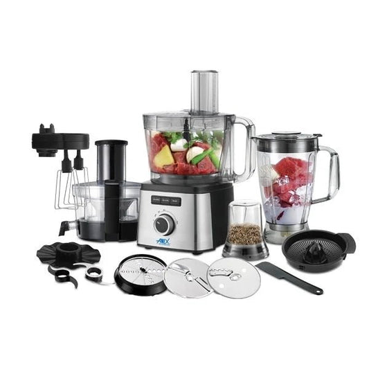 Anex Multifunction Food Processor with Blender, Grinder & Accessories (AG-3159) - Win Bachat
