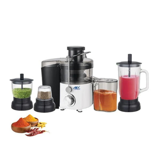 Anex Multifunction Juicer, Blender, Chopper & Grinder (AG-193) - Win Bachat
