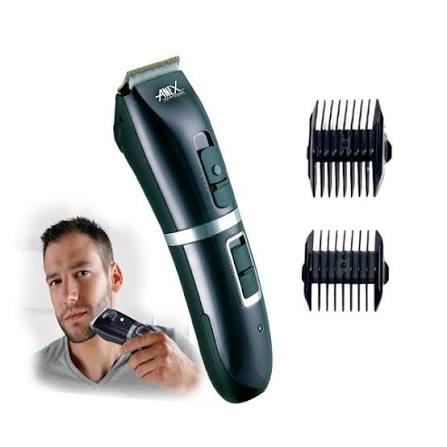Anex Rechargeable Hair Clipper - Black (AG-7066) - Win Bachat