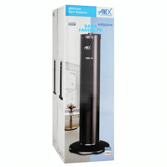 Anex Slim Tower Heater - Black (AG-5015) - Win Bachat