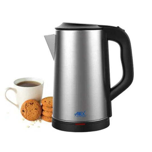 Anex Stainless Steel Cordless Electric Kettle - Silver (AG-4058) - Win Bachat