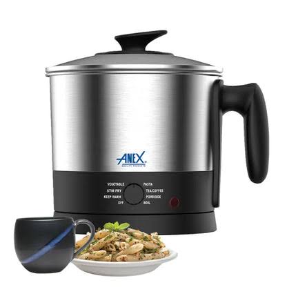 Anex Stainless Steel Multi-Purpose Electric Cooker (AG-4054) - Win Bachat