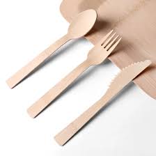 Bamboo ware set (4 spoons 4 knives 4 forks) - Win Bachat