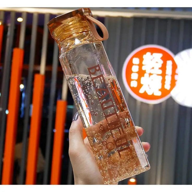 Beautiful Glass water bottle - Win Bachat