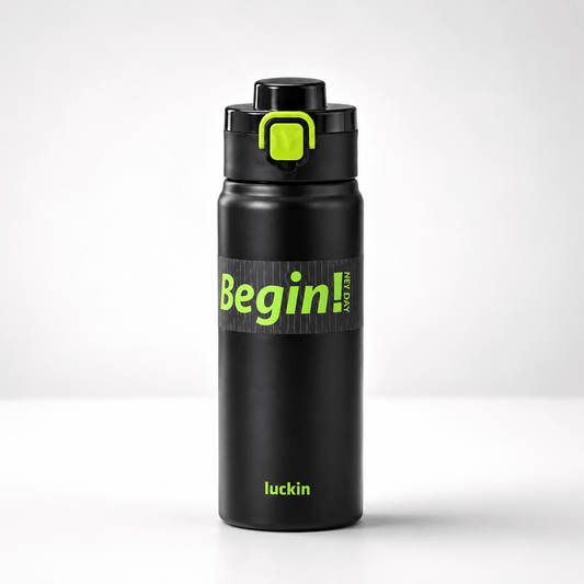 Black Premium Flip Lock Bottle - Win Bachat