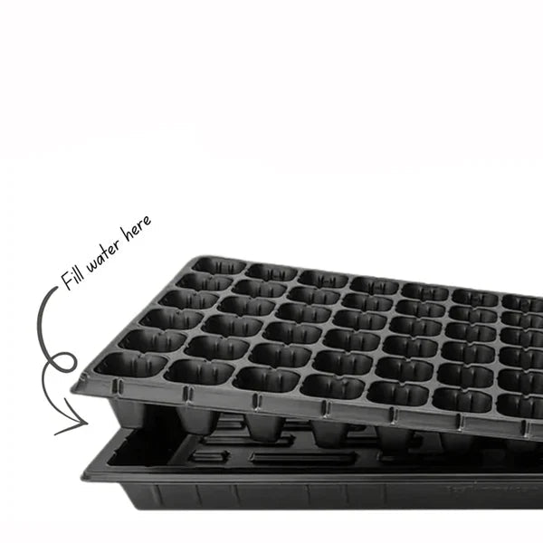 Bottom Seedling Tray – Pack of 1 Leak-Proof Nursery Base Tray - Win Bachat