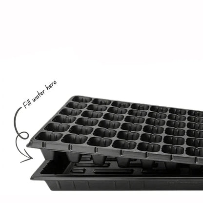 Bottom Seedling Tray – Pack of 1 Leak-Proof Nursery Base Tray - Win Bachat
