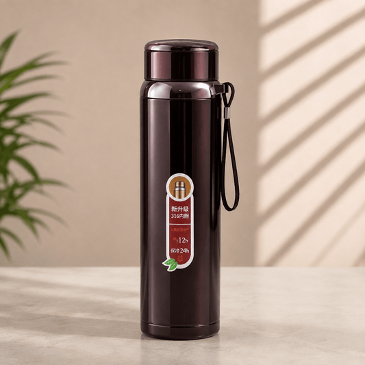 Brown Expedition Stainless Steel Bottle - Win Bachat