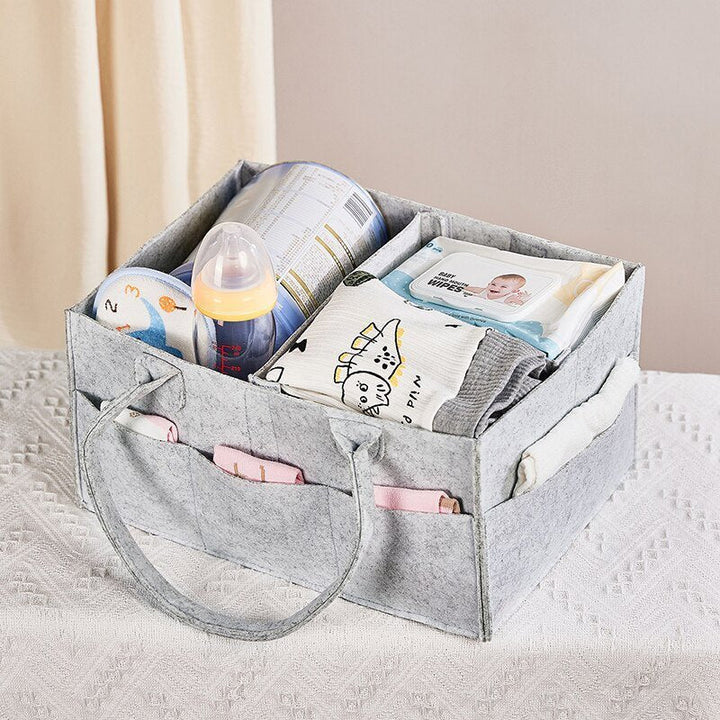 Caddy Organiser – Sturdy 3mm Thick Portable Baby Diaper Bag For Storage - Win Bachat