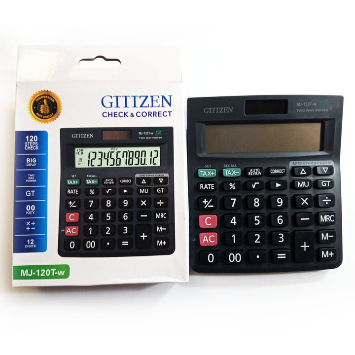 Calola Calculator Mj - 120T - W - Win Bachat