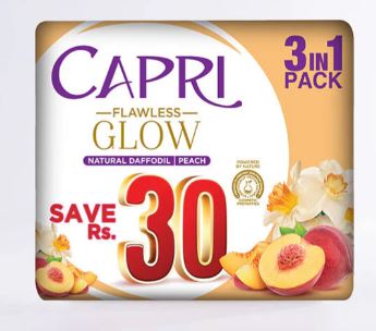 CAPRI SOAP - 120Gx3 (PEACH) - Win Bachat