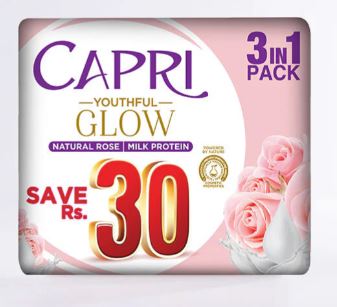 CAPRI SOAP - 120GX3 (PINK) - Win Bachat