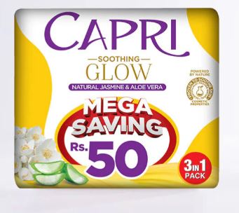 CAPRI SOAP - 120GX3 (WHITE) - Win Bachat