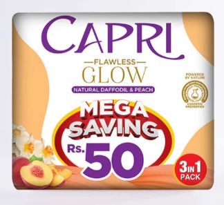 CAPRI SOAP - 150Gx3 (PEACH) - Win Bachat