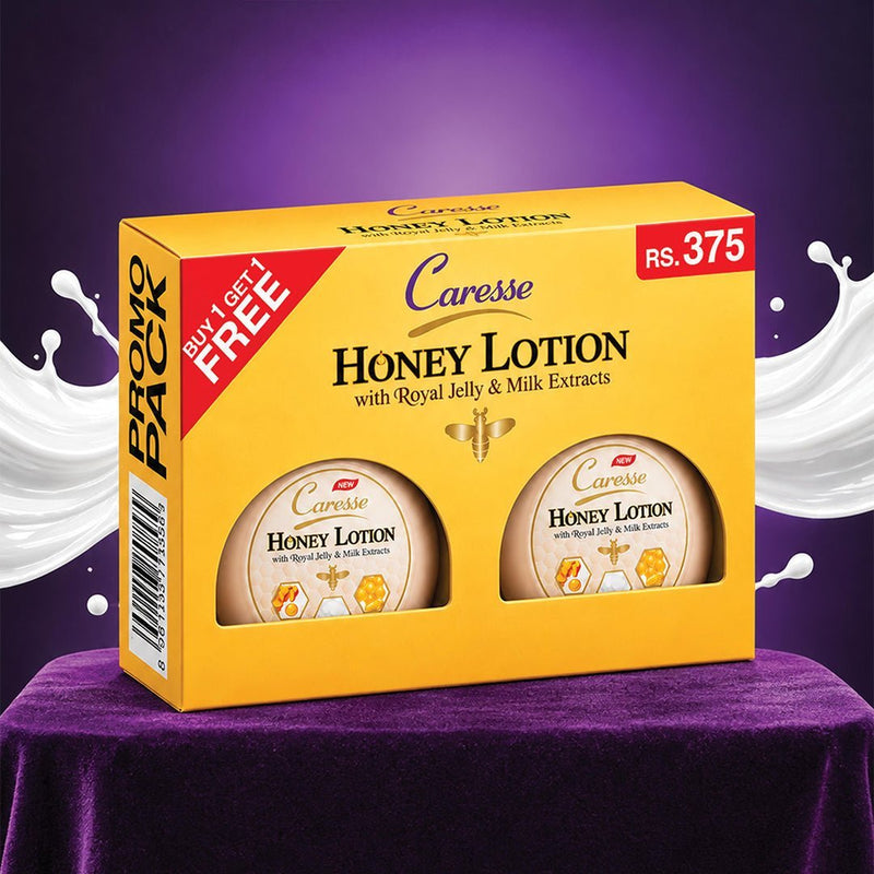 CARESSE HONEY LOTION 115ML BUY ONE GET ONE (PROMO) - Win Bachat
