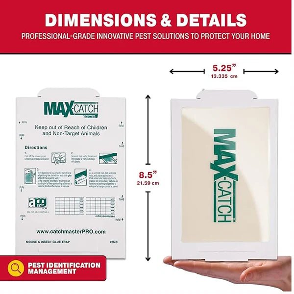Catchmaster Max-Catch Mouse & Insect Glue Trap – Pack of 1 - Win Bachat