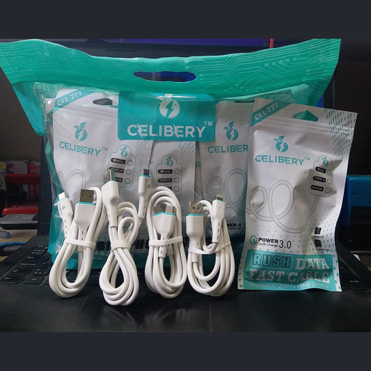 Celibery CEL-777 Quick Charge 3.0 USB Fast Charging & Data Cable - Win Bachat
