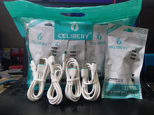 Celibery CEL-777 Quick Charge 3.0 USB Fast Charging & Data Cable - Win Bachat