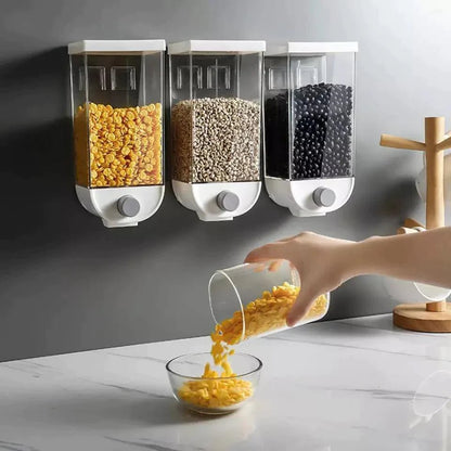 Cereal Grain Dispenser Wall Mounted 1.5 LTR - Win Bachat