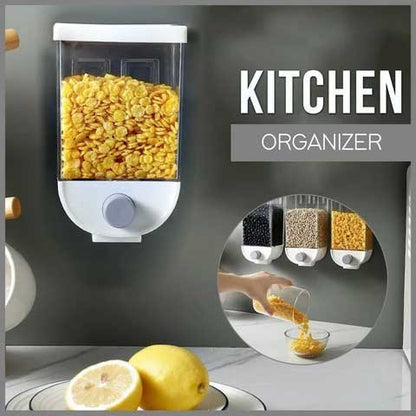 Cereal Grain Dispenser Wall Mounted 1.5 LTR - Win Bachat