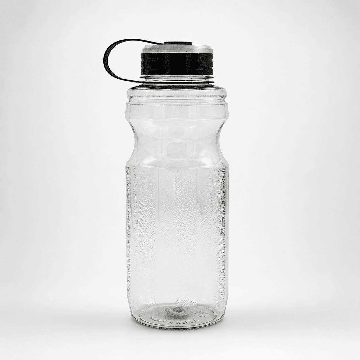 Clear Textured Grip Water Bottle - Win Bachat