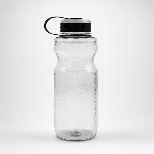 Clear Textured Grip Water Bottle - Win Bachat