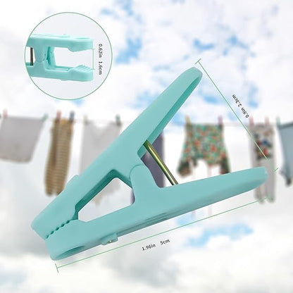 Clothespins Plastic Colorful Clips (25 pcs) - Win Bachat
