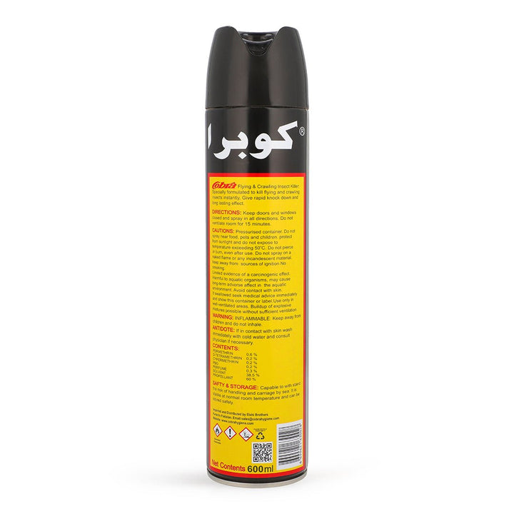 Cobra Insecticide Spray - 600Ml - Win Bachat