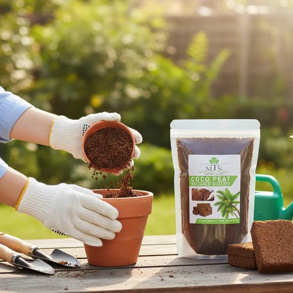 Coco Peat 1kg – Natural Soil Conditioner for Healthy Plant Growth - Win Bachat