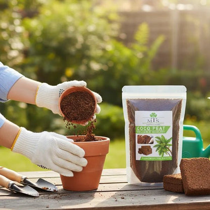 Coco Peat 1kg – Natural Soil Conditioner for Healthy Plant Growth - Win Bachat