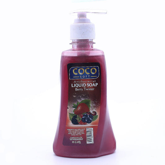 COCO SOFT Antibacterial Liquid Soap (Berry Twister) - 325 ml - Win Bachat