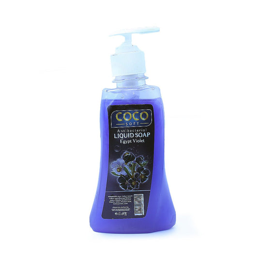 COCO SOFT Antibacterial Liquid Soap (Egypt Violet) 325 ml - Win Bachat