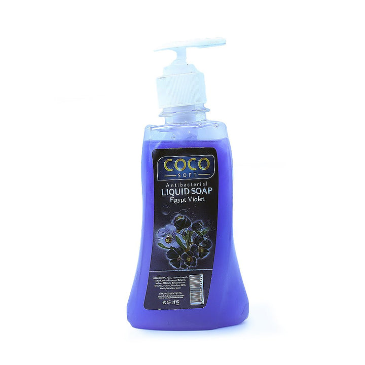 COCO SOFT Antibacterial Liquid Soap (Egypt Violet) 325 ml - Win Bachat