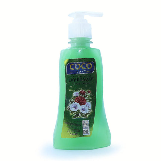 COCO SOFT Antibacterial Liquid Soap (Flower Basket) - 325 ml - Win Bachat