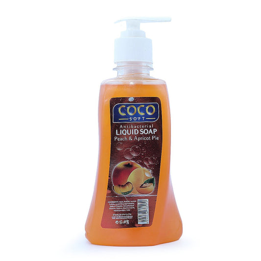 COCO SOFT Antibacterial Liquid Soap (Peach & Apricot Pie) 325 ml - Win Bachat