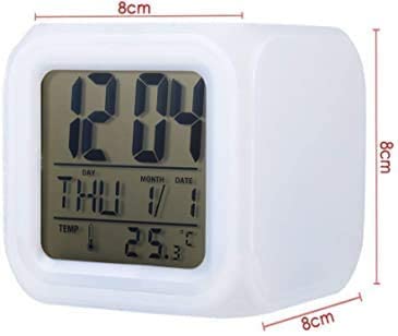 Colour Changing Alarm Clock (squre) - Win Bachat