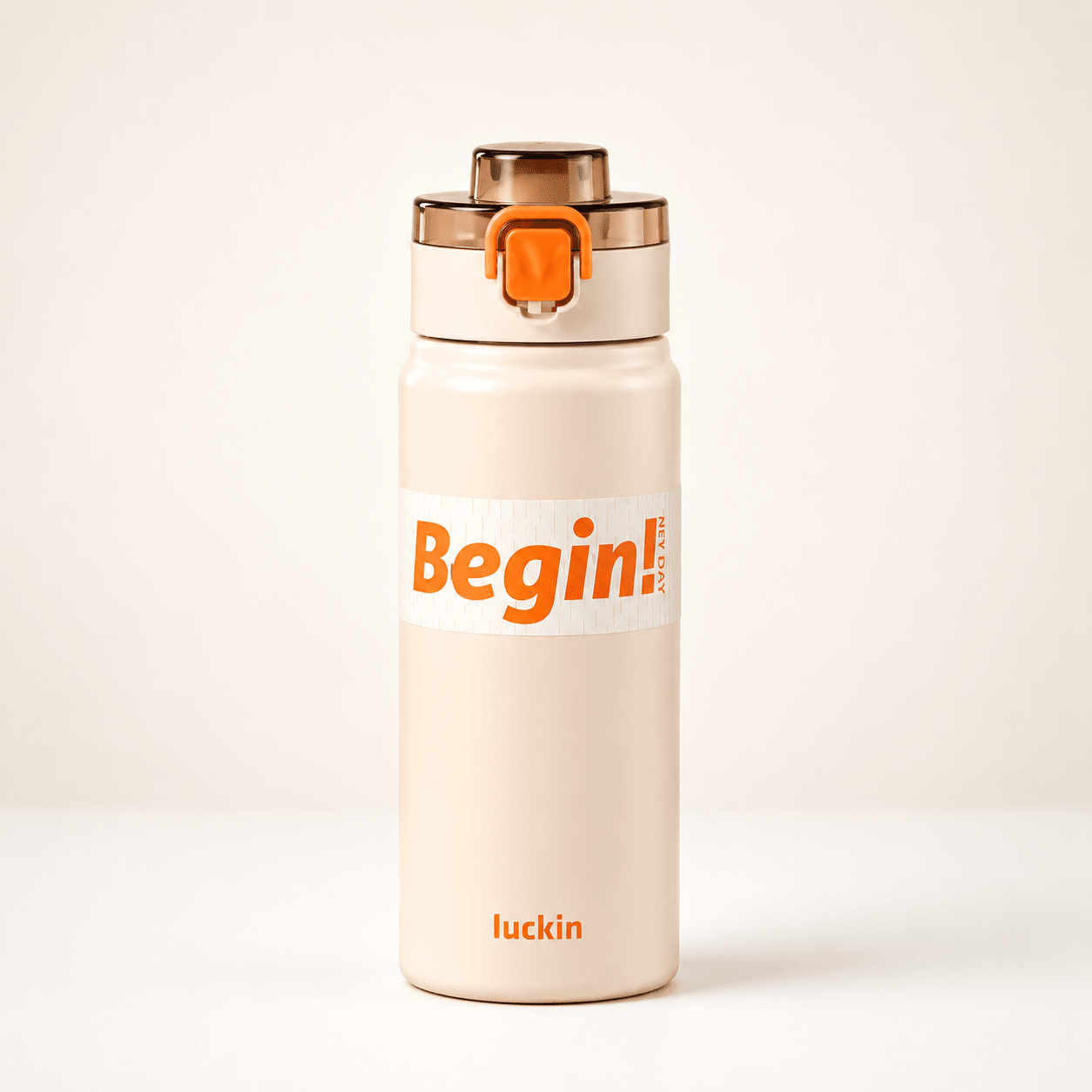 Cream Premium Flip Lock Bottle - Win Bachat